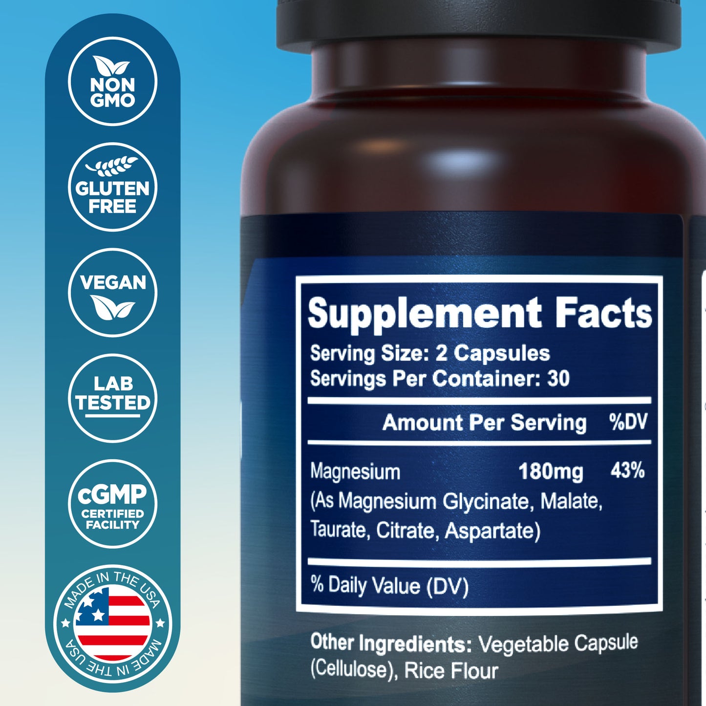 5-in-1 Magnesium Complex  (60CAPS)